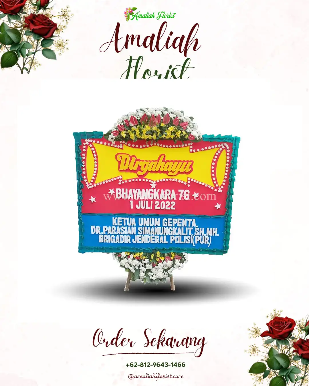 Papan Bunga HUT Ulang Tahun Susoh